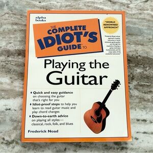 The Complete Idiot’s Guide To Playing The Guitar Paperback Book